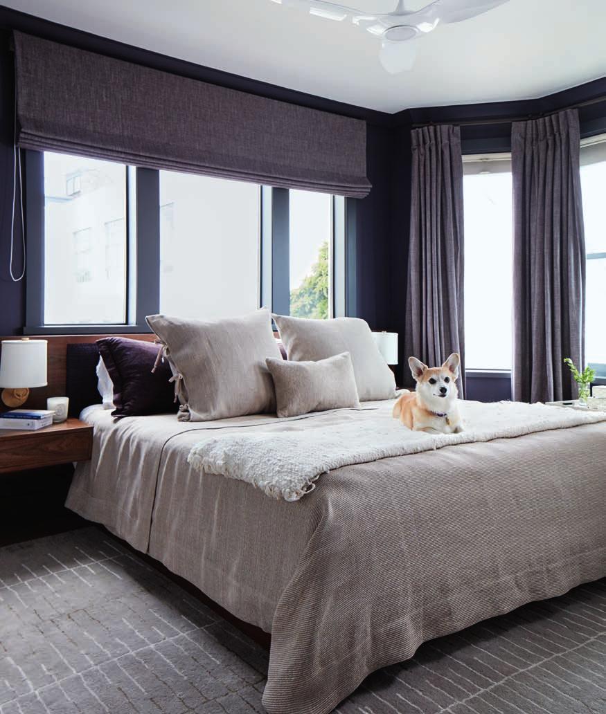 Brilliant Solutions In the master bedroom (this page), sconces from Visual Comfort s Barbara