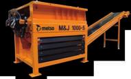 The 1000S makes it easy to cater for individual requirements regarding chassis heights and conveyor lengths.