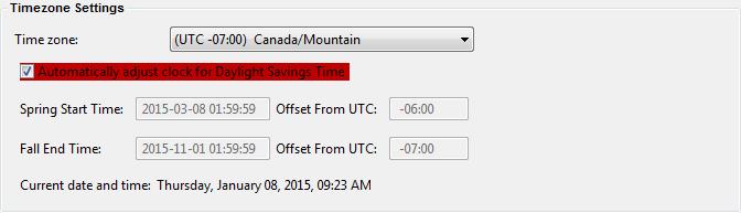 OPERATOR MANUAL CONFIGURE SETTINGS VIA FLEET MANAGER II SOFTWARE Adjusting the Clock for Daylight Savings Time After the module time is set via Fleet Manager II software, you may use Fleet Manager II