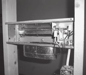 Additional framing is required if larger opening exists. 2. Locate and mark the position of the register. 3. Insert the register mounting bracket into the 16 in (406 mm) opening. 4.