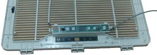 3) Disassemble the display board Remove the two screws show in the