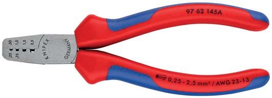 Crimping Pliers for micro plugs parallel crimping 54 > parallel crimping performance to satisfy the particularly high standards of small connectors > repetitive, high