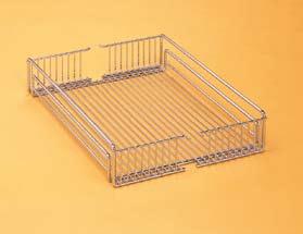 Pull-Out Basket for Short Unit Order Body Size Minimum Material Finish Number (W x D x H) Carcase