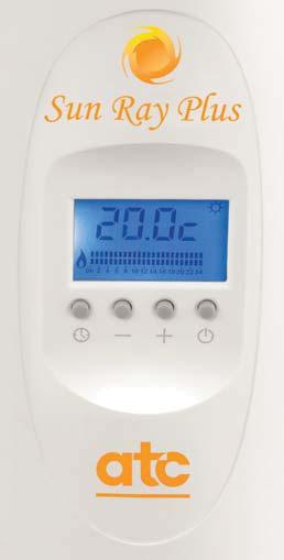 TECHNICAL SPECIFICATIONS High precision Thermostatically controlled TRIAC for added comfort and accurate temperature Digital electronic thermostat Easy to programme Digital