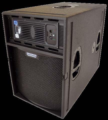 B18HPC CARDIOID SUBWOOFER High Power Cardioid subwoofer 1 x 18 neodymium woofer front-loaded in tuned vented cabinet 1 x 12 neodymium woofer loaded in tuned vented