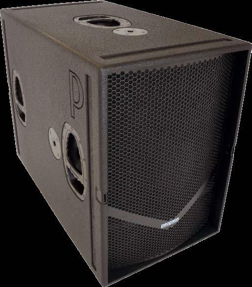Designed for Tour, PA, portable use and installation Cardioid pattern with controled dispersion down to 40 Hz reduses unwanted LF on stage, and also cancels out up to