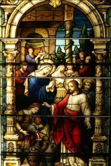 T: 812-535-2900 Figured, Munich-Style (Bavarian Art Institute) Stained Glass Windows / Designed, Fabricated &