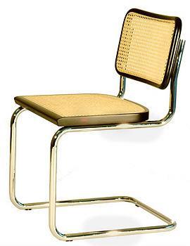 Marcel Breuer s much-imitated cantilevered side chair, of