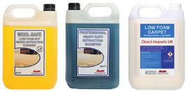 Maintainer 2 x 5Ltr DET-FPS 5 Litre All-in-One Floor Polish Stripper 2 x 5Ltr DET-WLS 5 Litre Wool Safe Low Foam Hot Water Extractor Cleaner 2