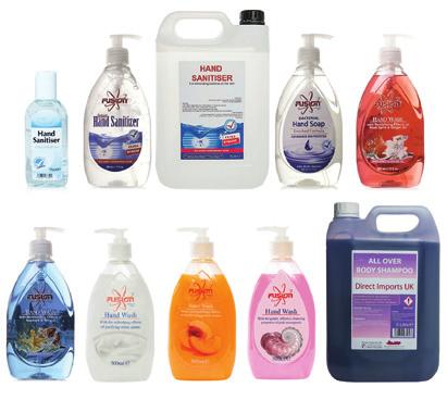Hand Soaps & Sanitisers Washroom Products Manufactured directly for us to our high standards at a great price without compromise.