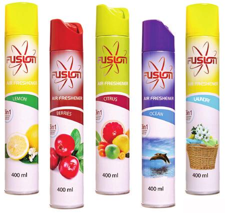 Aerosols Air Fresheners - 400ml Water based 3 in 1 highly perfumed air freshener with neutraliser and aromatherapy essential oil to eliminate unpleasant odours.
