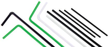 Straws & Stirrers 100% Biodegradeable Straws Environmentally Friendly Plastic Straws, Reduce Your Plastic waste. Code Description Diameter Qty BIO6-5.5INS-B-B 5.5 inch Black Bendy 6mm 40 x 250 BIO6-5.