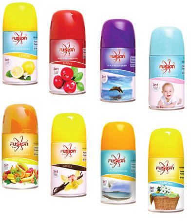 Aerosols For use with our automatic system, quality fragrances. Super 300ml.