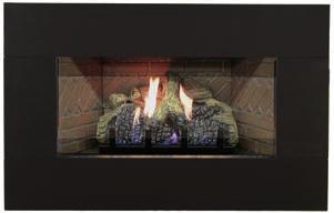 existing fireplace. We offer a 2-inch bottom cover to complete the shroud.