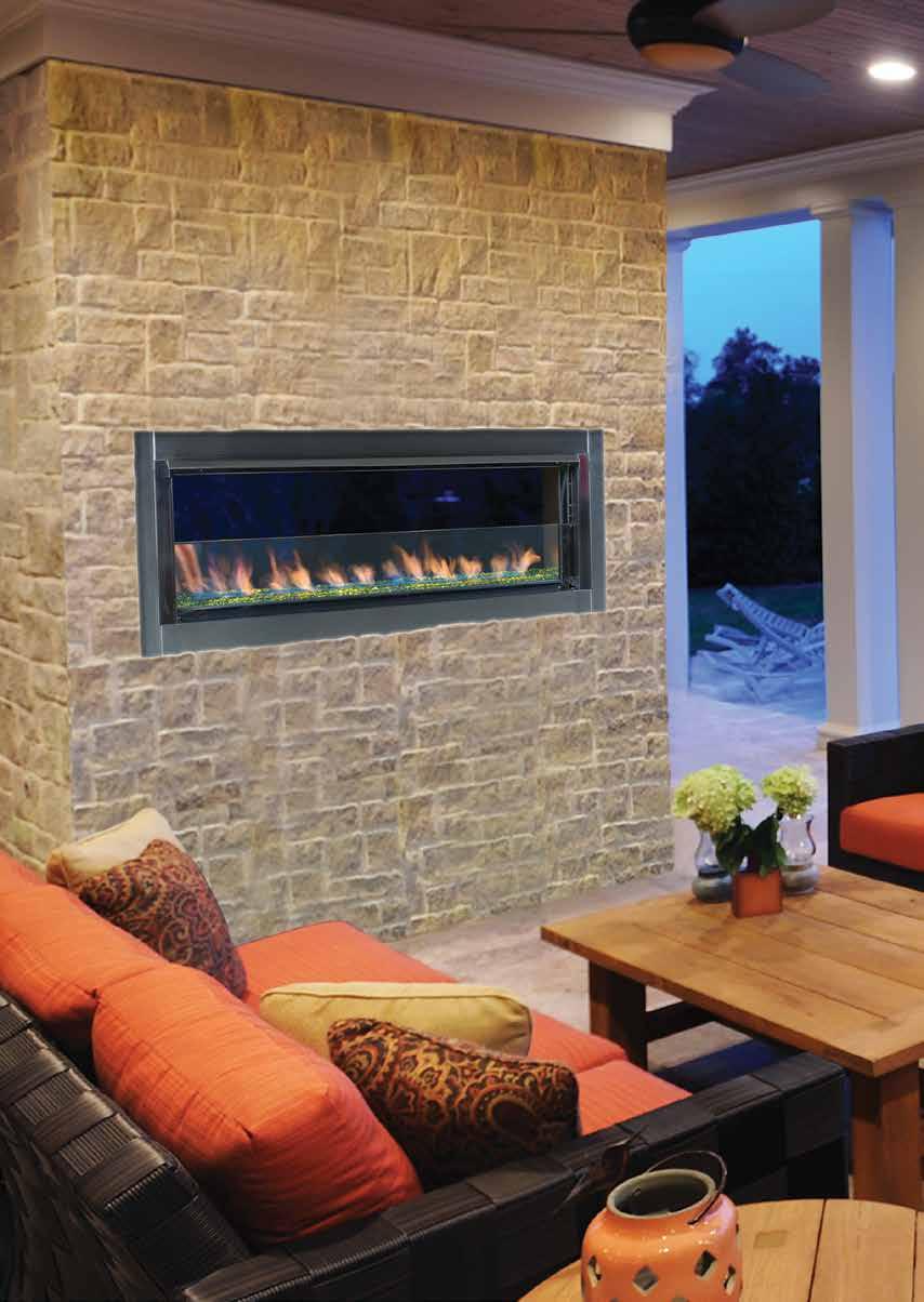 FEATURED Berlin Lights fireplace shown with
