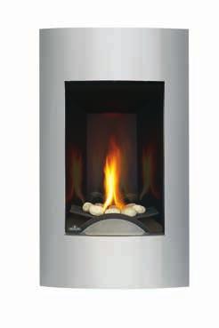 Either choice, traditional or modern, the Vittoria is the perfect fireplace for smaller living