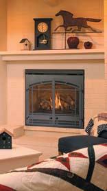 logs give you the feel of a traditional wood fire.