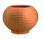 Vase Planter looks as if many bamboo shoots were utilized in constructing the circular shape BUILT TO LAST Our fusion process internally strengthens