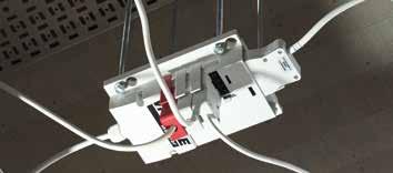 that require two independently switched circuits. Dimming Products 17 19 Six pole connections for luminaires fitted with a dimming ballast.