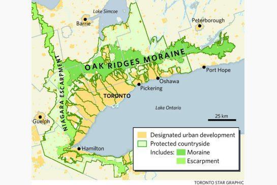 39 Preservation of lands to maintain regional ecosystem functions E.g. Oak Ridges Moraine (Metro Toronto) Thetorontostar.