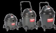 CONTRACTOR WET/DRY VACUUMS Contractor grade high airflow wet/dry vacuums are designed for moderate frequency use in general purpose applications.