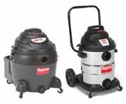 22XJ54 12 Poly 12.0 240 70 18 22XJ55 18 Poly 12.0 240 70 18 INDUSTRIAL WET/DRY VACUUMS Industrial wet/dry vacuums are designed for high frequency use in heavy duty applications.