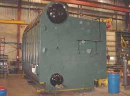 D-Type - Watertube Boiler Benefits of Simoneau s D-Type Watertube Boiler Design: Reliable source of high quality, dry, saturated steam (up to 99.9%).