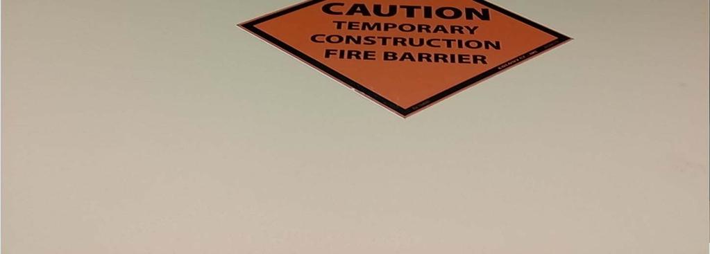 Construction barriers Label Fire Barriers Review ILSM