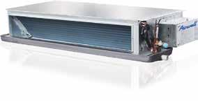 VRF Indoor units DAV DUCTED LOW STATIC PRESSURE DAV 007-009-012 DAV 016 + PRODUCTS 220 ultra thin design and space saving. Optional air return design. High efficiency filter G3. EEV inside.