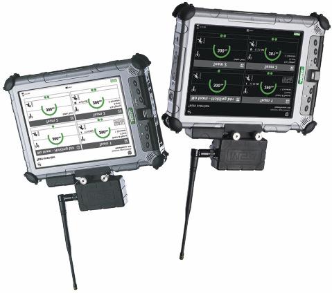 A battery-powered version of the alphabase or the alphabase standard can also be used with the xplore TABLET PC.
