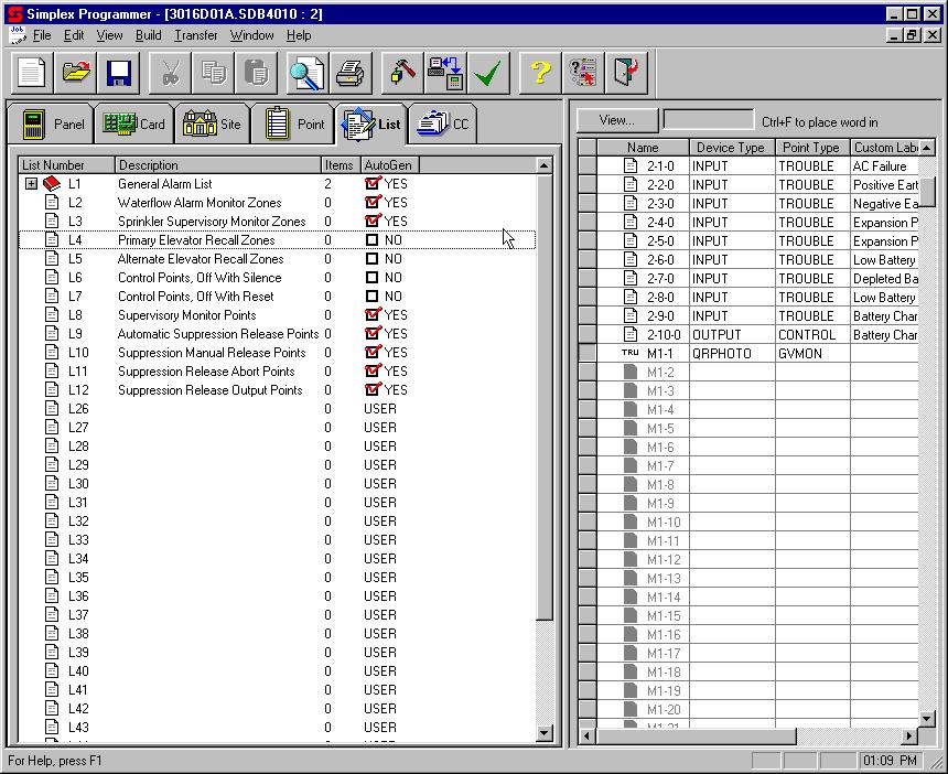 Overview List Tab Accessing the List Tab The List Tab allows you to build or edit lists. Click on the List Tab at the top of the screen to display the list-editing window. Figure 8-1.