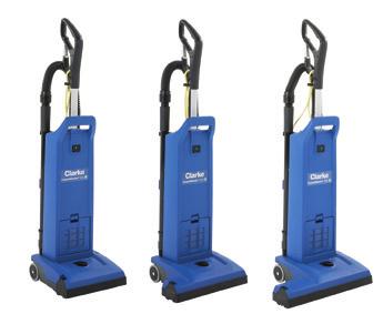 Upright Vacuums www.clarkeus.com ReliaVac Single Motor The ReliaVac single motor upright vacuums are easy to maneuver, strong on power, and designed for fast, low cost serviceability.