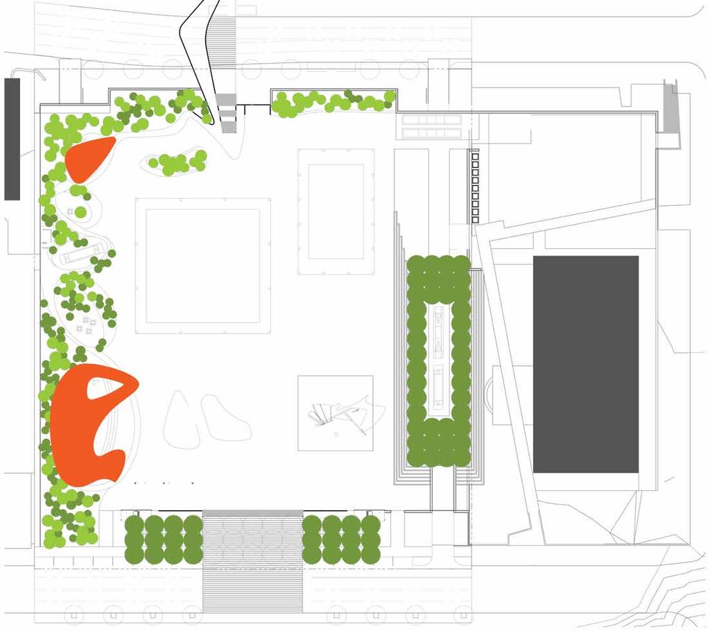 SCULPTURAL A PLAZA FULL OF OPTIONS... MEANDERING GARDENS MAXIMIZING EVENTS + ACTIVITIES IMPROVING ACCESS + MOBILITY GRAND RAPIDS, MI The Plaza accommodates events of all sizes.
