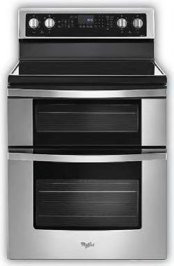 Double Electric Oven Smooth Top Range with Convection (WGE745C0FS) Double Oven 6.7 cu. ft.