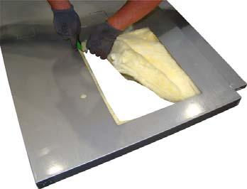 insulation are fitted with a protective film.