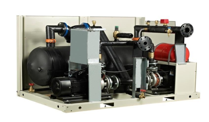 130kW(PH=23m, V=20m3/h) Double pumps for backup