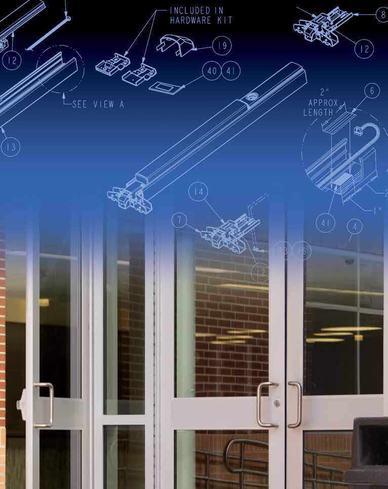 Door hardware made for A+ reliability More than just for main doors, Detex hardware is designed for