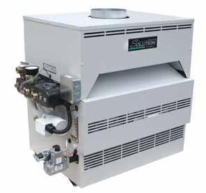 From the highly efficient copper finned tube heat exchanger, to our own specially designed two-stage electronic control system, the Solution boiler offers these features and many more in models up to
