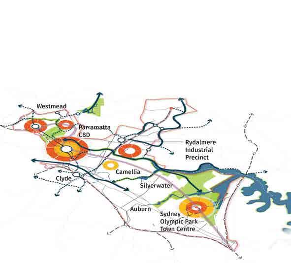 122 Figure 4-15: GPOP (2016) Health, Education, Research and Enterprise Eco-system Vibrant Recreation, Sporting, Cultural & Arts Experiences Parramatta Ways - existing links Source: