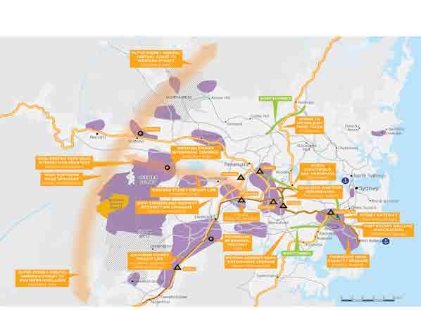 70 Figure 3-15 Greater Sydney s freight assets Dedicated freight rail Proposed intermodal terminal Shared freight rail Sydney Trains network Major
