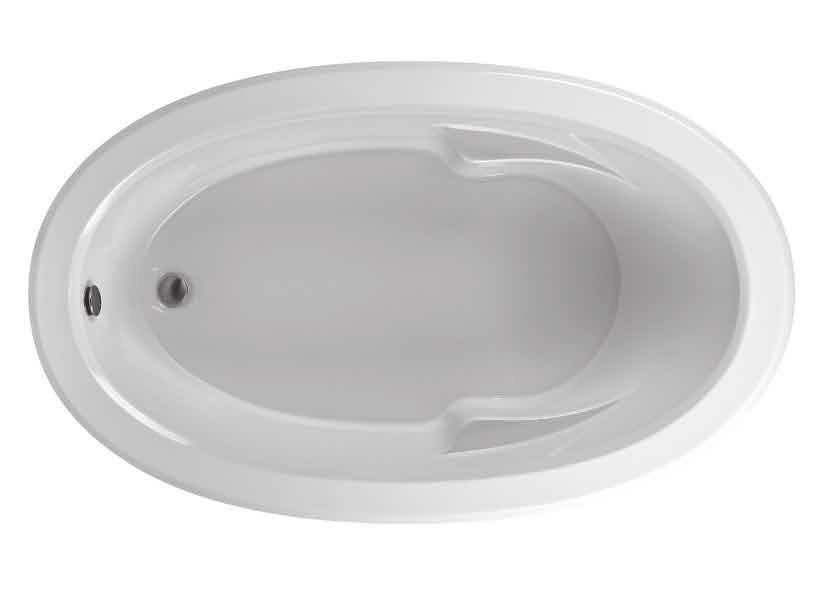 875 x 36 x 20 MBIS6042 60 x 42 x 20.25 front view of tub shown as a soaker with non-removable front panel* MBIS7236 (shown) 72.25 x 36.25 x 21 MBIS7242 72 x 42.