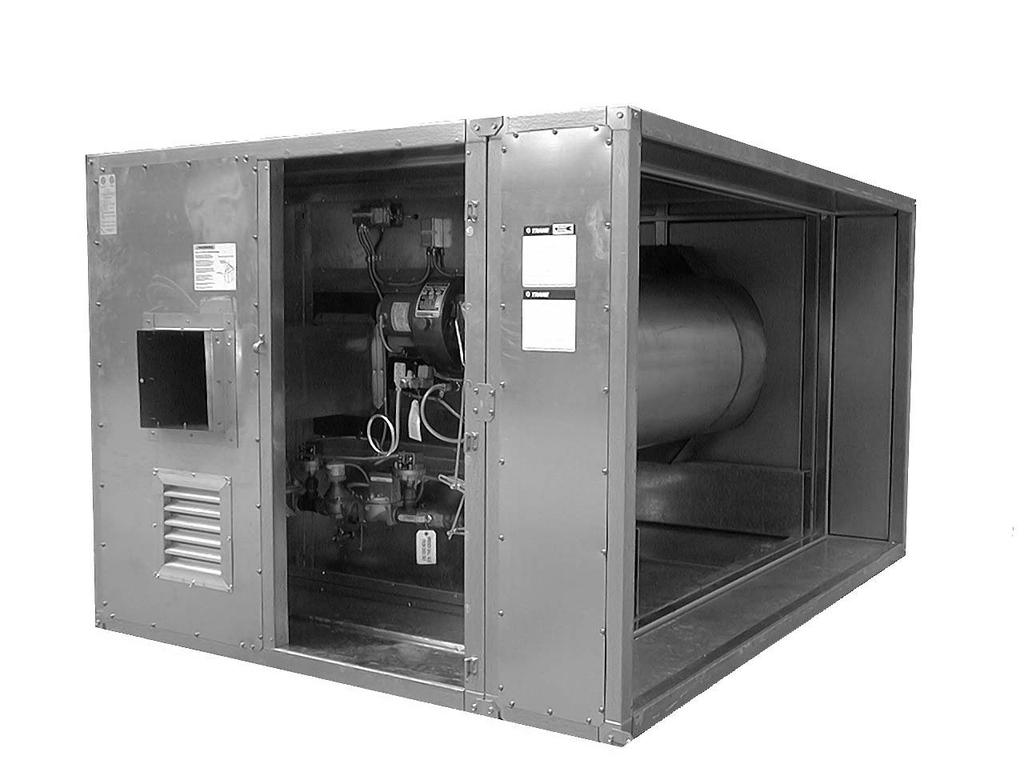 Features and Benefits Gas Heat Features Available in unit sizes 6 to 120. Available 200 to 2500 MBh output, 2 to 8 MBh selections per unit size.