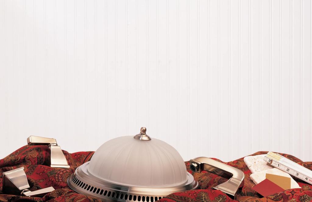 NuTone Ventilation Fan/Lights Decorative A beautiful balance of elegance and performance.