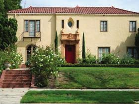 ARCHITECTURAL STYLE: MEDITERRANEAN REVIVAL/ITALIAN REVIVAL Most often seen in large homes, this style was popular in Southern California