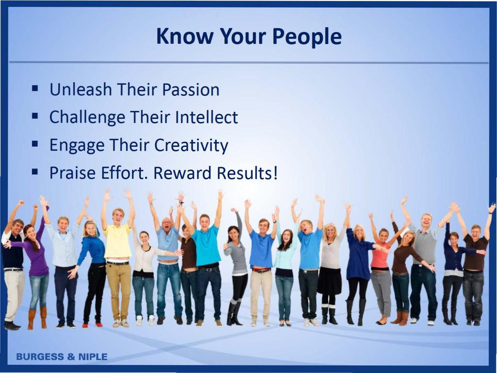 Know Your People Unleash Their Passion Challenge Their