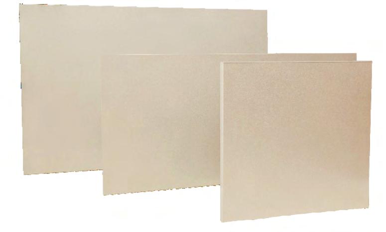 DOMESTIC ECOSUN U+ universal radiant heating panel - textured The ECOSUN U+ is a universal panel suitable for both wall and ceiling mounting.
