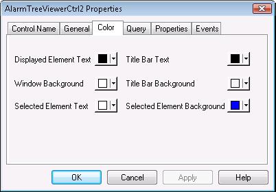 200 Chapter 7 Viewing Alarm Hierarchies Select the Show Status Bar check box to show a status bar at the bottom of the Alarm Tree Viewer control.