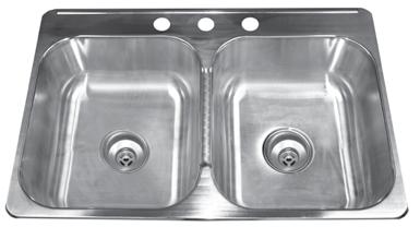 Single Stainless Steel Sink VSKS2021 20 X 20.