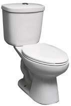 Soranno Single Flush Toilet SOTIB Two Piece Single Flush 16.5 bowl height Lined Tank 2 Flapper 4.