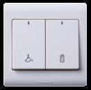 Current Switch R3827WHI 1 Gang Blank Plate